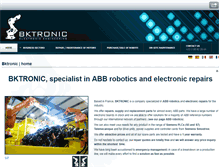 Tablet Screenshot of bktronic.fr